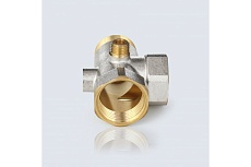 Штуцер пятивыводной Aquasfera 3x1&quot;+2x1/4&quot; латунь никелированная 9036-02 215-0216