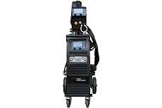Сварочный полуавтомат Aurora SKYWAY 550 SYNERGIC (2 LCD) + выносной подающий, 10 м, водяное охлаждение 36182