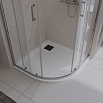 Поддон для душа BelBagno TRAY-MR-UNO-R-80-550-35-W-NO 80x80 белый, накладка черный