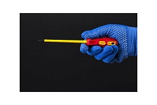 Шлицевая отвертка для электрика Hans 0818M3-4