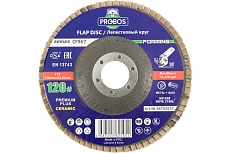 Круг лепестковый торцевой шлифовальный Forming CF967 CERAMIC 125х 22 мм, P120 PROBOS 96765057