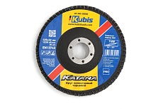 Круг лепестковый торцевой конический Т29 Р60, 125х22 мм, Zirconia KATANA KUBIS 07-00-3906