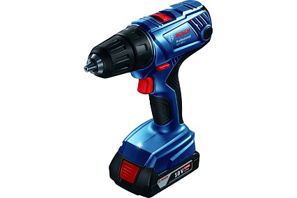 Аккумуляторная дрель-шуруповерт Bosch GSR 180-LI с 1 батареей 2.0 A*ч 06019F8125