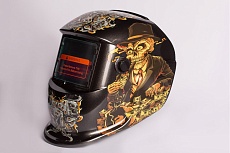 Маска сварочная (Welding Mask) рисунок Скелет Plazweld PWE1622