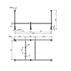 Каркас Am.Pm X-Joy W00A-120-070W-R 120x70 см