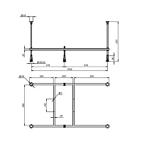 Каркас Am.Pm X-Joy W00A-120-070W-R 120x70 см