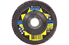Круг лепестковый торцевой циркониевый ZRH523 КЛТ2 125x22 мм, P40 Чиптрейд 1252ZRH523P40