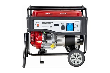 Бензиновый генератор HND GE 5500 XL с двигателем Honda GE5500XL
