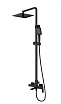 Душевая стойка Wonzon&Woghand Diamond WW-88739011-MB черный матовый