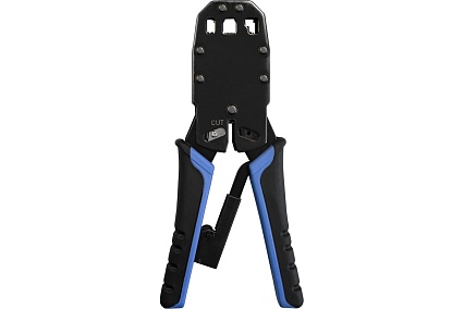 Инструмент Exegate EX-T2008R для обжима RJ-45, RJ-11, 12, с храповым механизмом, прямой ход обжимки 293155