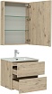 Мебель для ванной Aquanet Алвита New 70 см дуб веллингтон белый