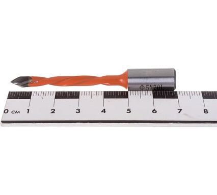 Сверло присадочное усиленное сквозное (5x70 мм; S=10x20 мм; LH) ROTIS 422.0570L