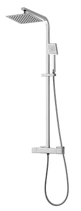 Душевая стойка RGW Shower Panels SP-22 хром с изливом, термостат