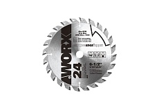 Пильный диск (24T; 165x1.6x20 мм) твердосплавный Worx WA5101