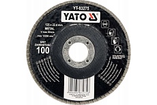 Круг лепестковый тарельчатый 125 мм, Р100 Yato YT-83275