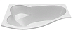 Акриловая ванна Relisan Izabella 170x90 см L