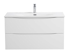 Тумба с раковиной BelBagno Marino-Cer-N 90 см Bianco Lucido