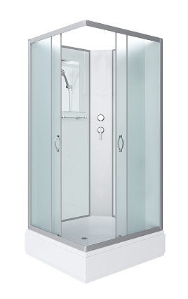 Душевая кабина Niagara NG 33984-14QBK 90x80 стекло матовое, без крыши