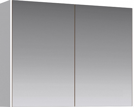 Зеркальный шкаф Aqwella 5 stars Mobi 80 см, белый