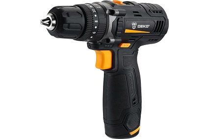 Дрель-шуруповерт ударная аккумуляторная Deko GCD12DU 12В, 1x1.5Ач 063-4039