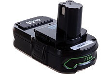 Аккумулятор для электроинструмента Ryobi (Li-Ion, 18В, 1.5Ач) Topon PN: RB18L15 TOP-PTGD-RY-18-1.5-Li