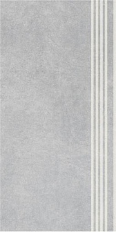 Ступень Kerama Marazzi Королевская дорога серый светлый 30х60 см, SG614800R\GR