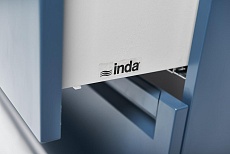 Тумба с раковиной Inda Piccadilly 100 см Blu Denim (раковина Akron Integra 100 SF Cemento)