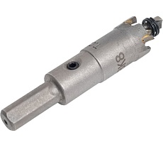 Коронка по металлу 18 мм с пластинами ВК8 WOLFSTAR cw00005