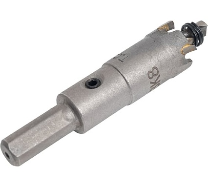 Коронка по металлу 18 мм с пластинами ВК8 WOLFSTAR cw00005