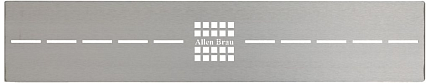 Решетка Allen Brau Infinity 8.210N5-BA для поддона 140x80, серебро браш