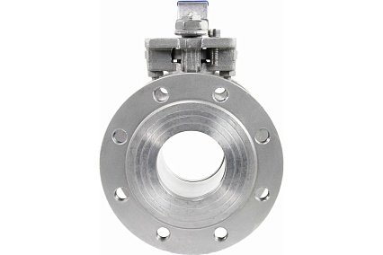 Шаровой кран DN.ru КШмФП.316.200 Ду80 Ру16, с ISO-фланцем и рукояткой D160-04809