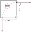 Душевой уголок BelBagno ETNA-AH-2-90/100-C-Cr 90x100 прозрачный, хром