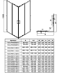Душевой уголок Vincea Rapid VSS-3RN8011E10MT (70-80)x(100-110) хром, текстурное