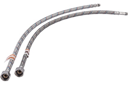 Подводка к смесителю (пара; 0.6 м; 1/2F-M10) VRT 521795