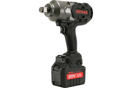Аккумуляторный ударный гайковерт Rotake 3/4", 1700 нм, 20 В, АКБ 4 Ач 2 шт., в кейсе RC-8805
