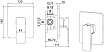 Смеситель для душа Allen Brau Infinity X1 5.21015-00 (с внутренней частью) хром