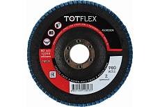 Круг лепестковый торцевой AGGRESSOR 2 125x22 мм, Z, Р80, 40 шт TOTFLEX 4631166199596