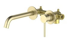Смеситель для раковины Aquatek Европа AQ1313BG шлифованное золото