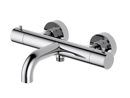 Смеситель для ванны Aquatek Европа AQ1343CR термостат, хром