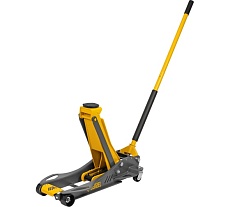 Домкрат гидравлический подкатной Denzel 3.8т, 110-580мм, быстрый подъем, низкий подхват, проф 51251