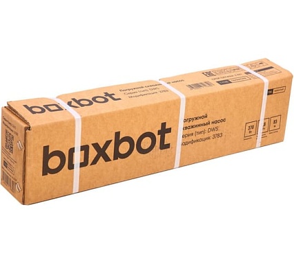 Насос скважинный винтовой Boxbot 370Вт, 83 м, 1800 л/ч, кабель 20 м DWS-3783 903268.DWS-3783-2