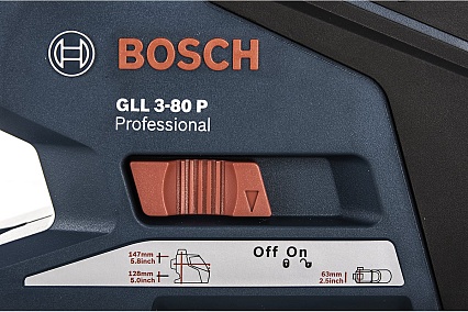 Линейный лазерный нивелир Bosch GLL 3-80 P + BM1 новый в L-Boxx 0.601.063.309