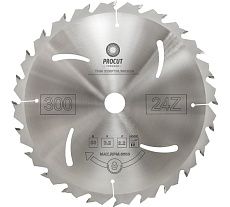 Диск универсальный с защитой от отдачи (300x30x3.2/2.2 мм; Z=24) PROCUT 736.3003024