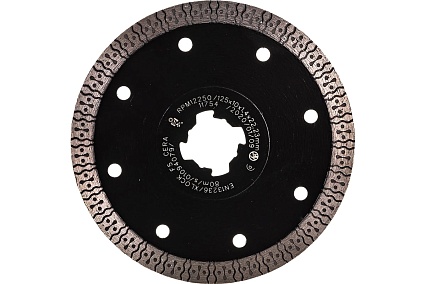 Диск алмазный по керамограниту OSBORN F5 Ceraspeed (125x1.2 мм; X-Lock) DRONCO 4925514102