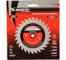 Диск пильный по дереву Professional (140x20 мм; 20Z; кольцо 16/20) Matrix 73210
