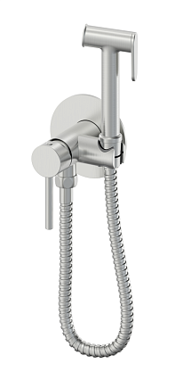 Смеситель Oliveeka Y-Line OL-829902-BN с гигиеническим душем, никель матовый