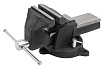 Тиски стальные усиленные поворотные с наковальней Rockforce 6"-150 мм RF-6540906(59932)
