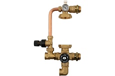 Насосно-смесительный узел STOUT с термостатическим клапаном и байпасом без насоса SDG-0120-002000 RG008TIGHSAN6K