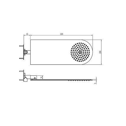 Душевой набор RGW Shower Panels SP-6143-01 встраиваемый, хром