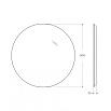 Зеркало BelBagno SPC-INT-800-LED 80x80 см с подсветкой